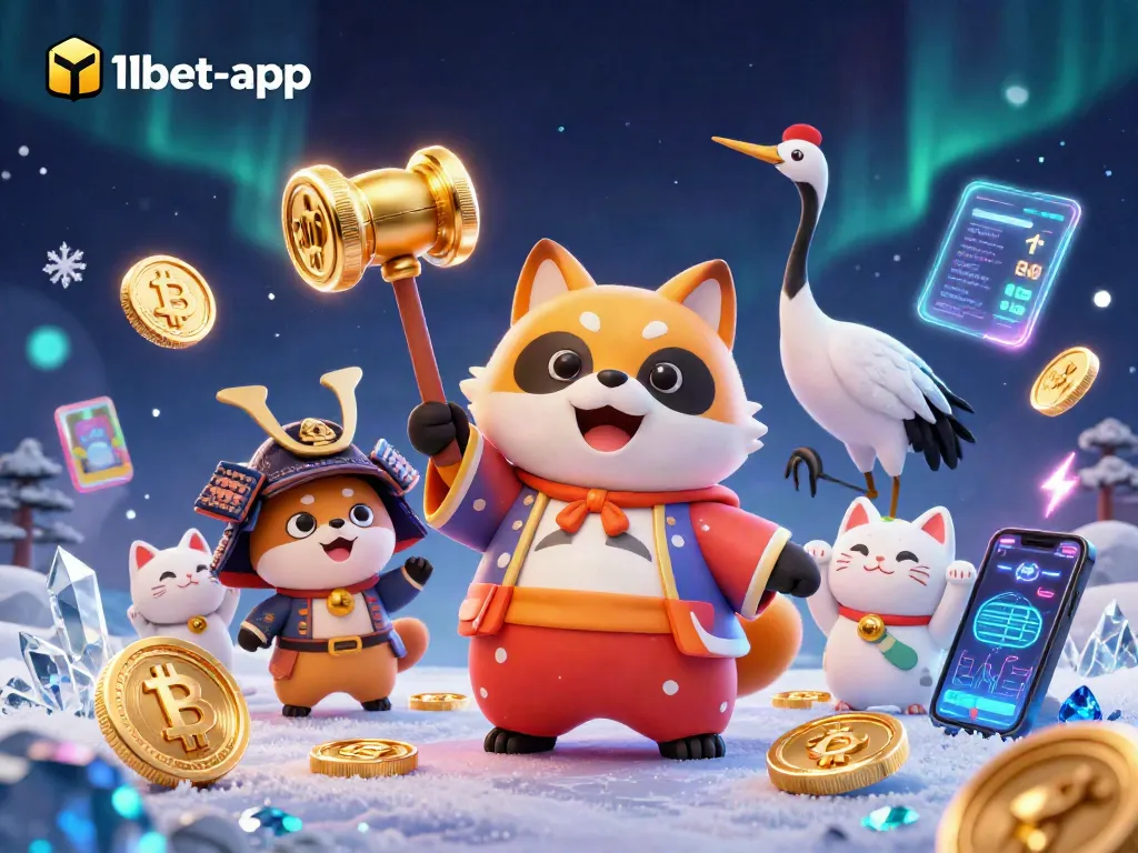 Experience thrilling games at 11bet-app's vibrant casino featuring charming characters and rich details.