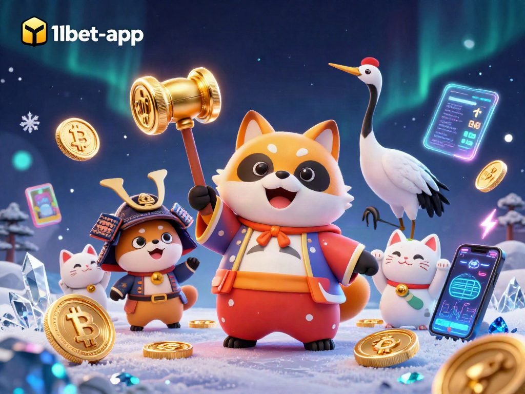 Experience thrilling games at 11bet-app's vibrant casino featuring charming characters and rich details.