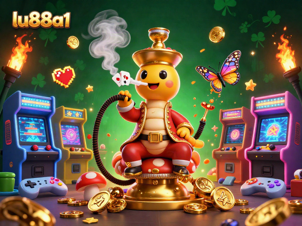 Experience casino excitement with lu88a1’s vibrant gaming scene featuring dynamic characters and glowing elements.