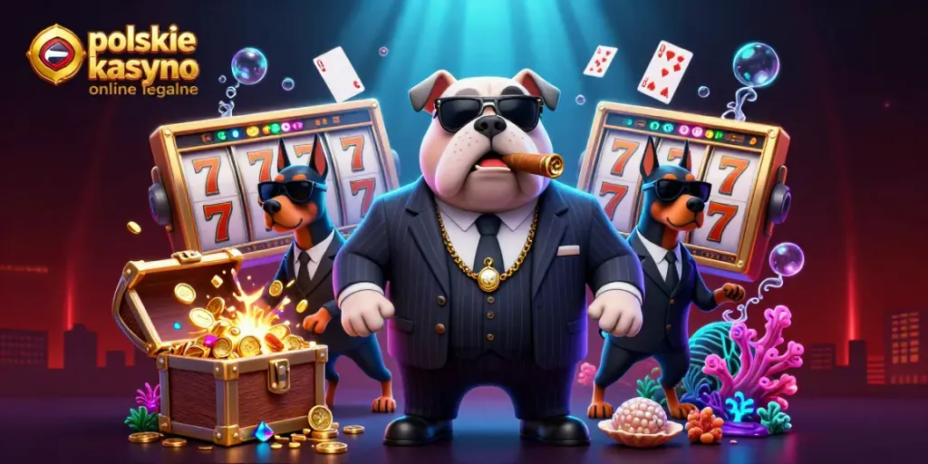 Experience the thrill of polskie kasyno online legalne with vibrant 3D casino action featuring animated characters.