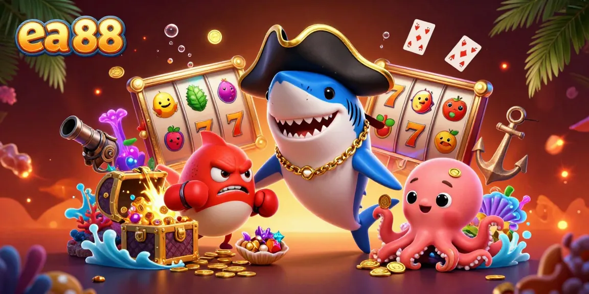 Experience winning luck at ea 88 with vibrant characters and captivating casino elements.