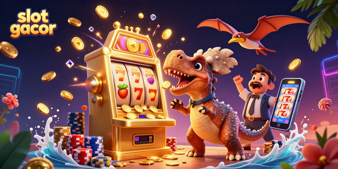 Engage in the excitement of slot gacor as a pachycephalosaurus triggers a jackpot