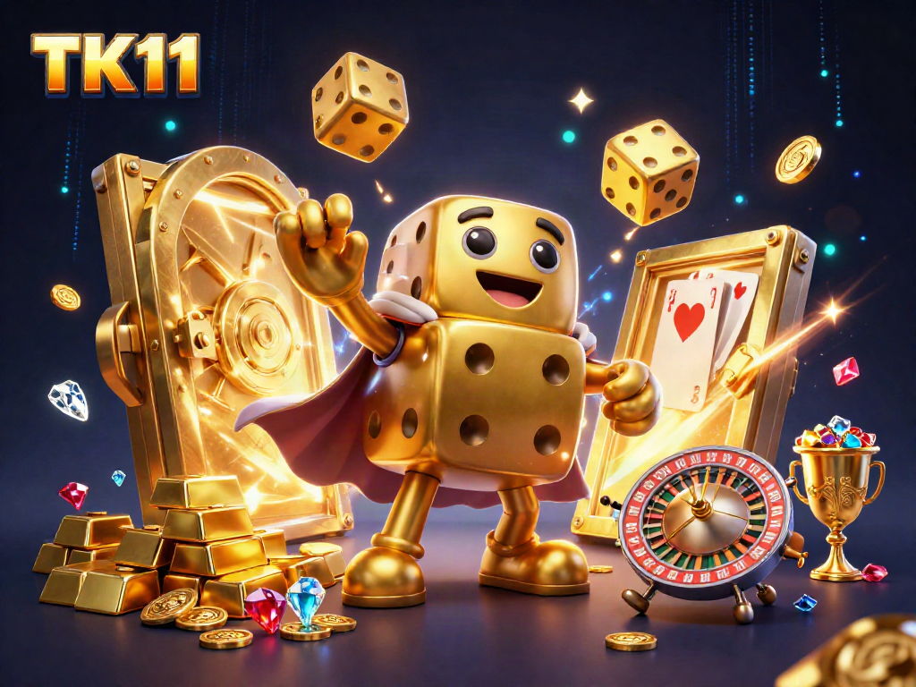 Experience thrilling gaming at TK11 with dynamic characters and a vibrant casino atmosphere.