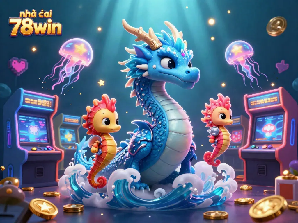 Experience the thrill at nhà cái 78win with vibrant gaming characters and dazzling elements