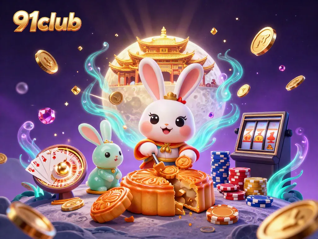 Experience the excitement with 91club's vibrant gaming world featuring traditional characters and casino elements.