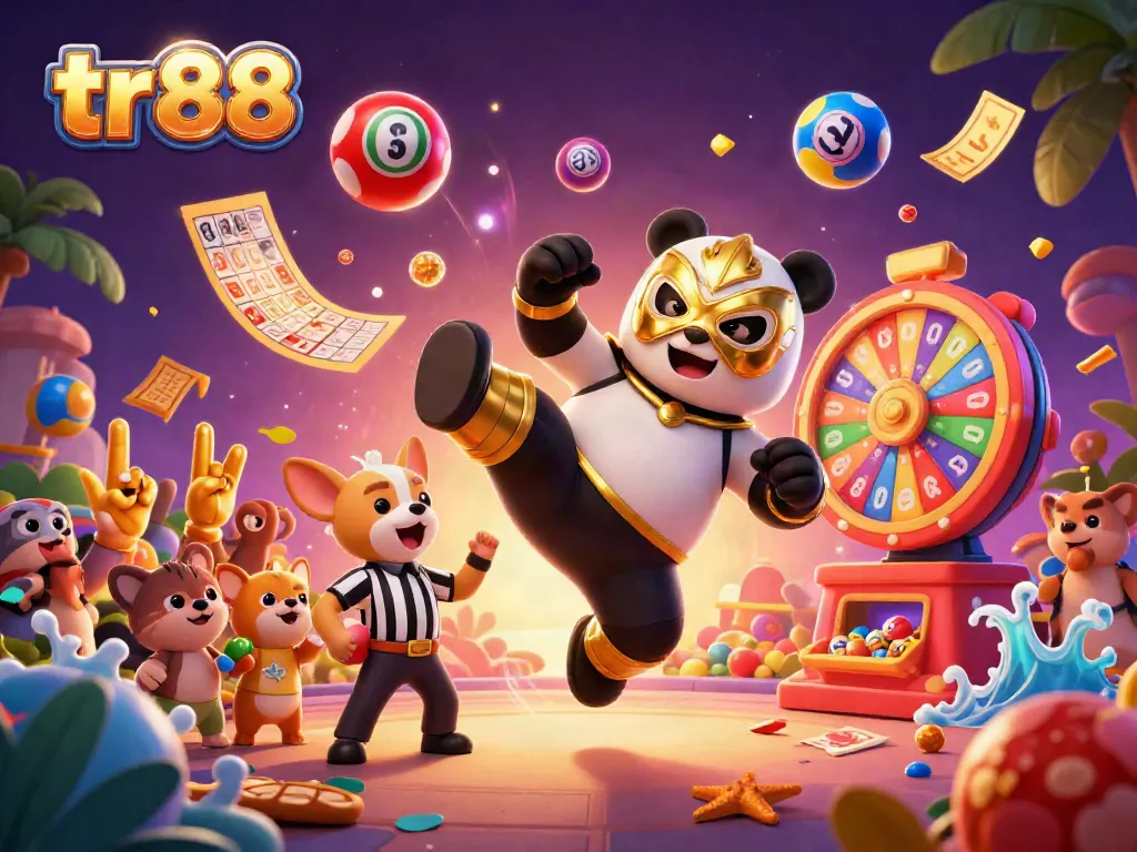 Experience exciting gameplay at tr88 with dynamic illustrations showcasing thrilling casino action.