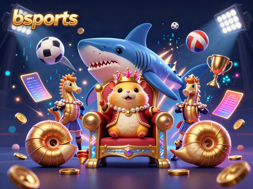 Watch intense sports action with bsports' vibrant gaming scene featuring dynamic characters and immersive elements.