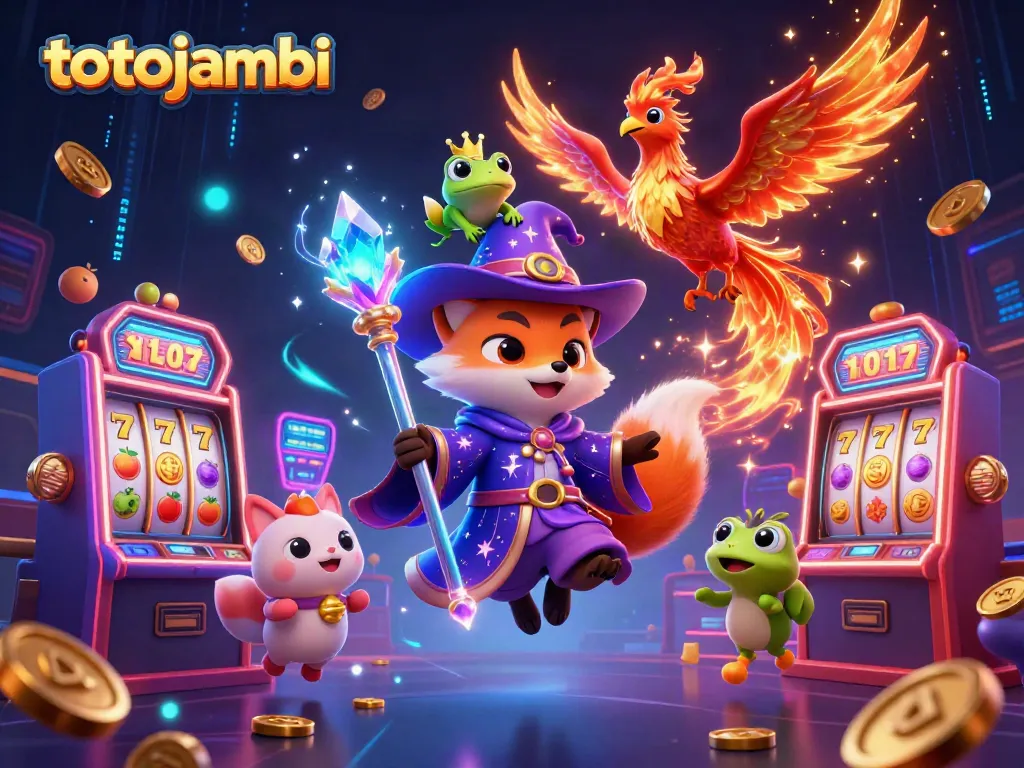 Engage with the thrilling world of totojambi through mystical characters and colorful slot machines.