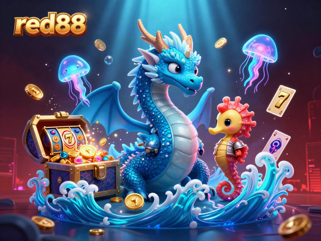 Experience the excitement of red88 with a vibrant underwater casino theme packed with treasures and dynamic game elements.